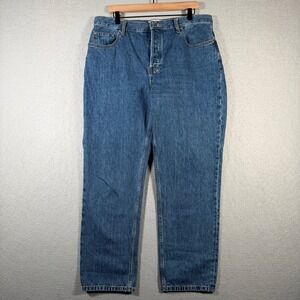 Everlane The 90s Cheeky Jean Blue Organic Cotton Women's Size 32 Regular Classic
